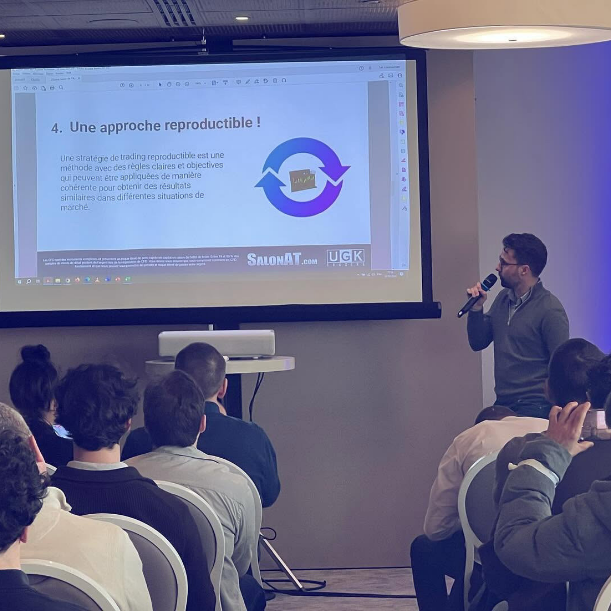 Conférence SalonAT : une approche de trading reproductible